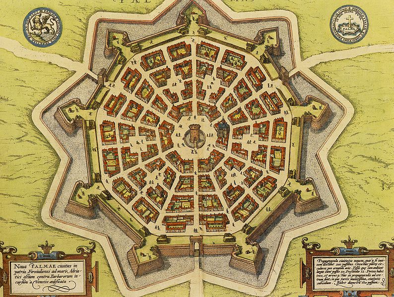 13 Palmanova plan en 1600